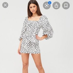 ASOS sported Dalmatian dress